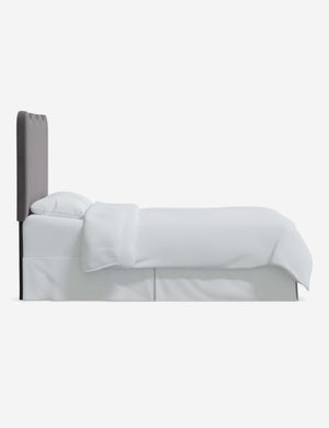 Side of the Clementine Steel Velvet Headboard