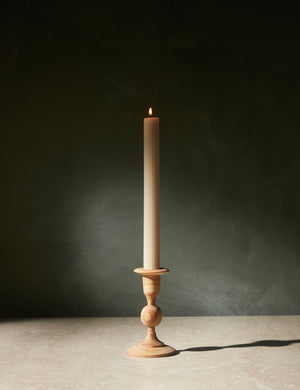 Wooden Georgian Candlestick