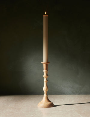 Wooden Georgian Candlestick
