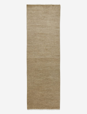 Heritage moss gray rug in its runner size