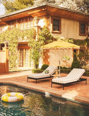 Bundle - Leni Outdoor Chaise : Oat Sunbrella Play