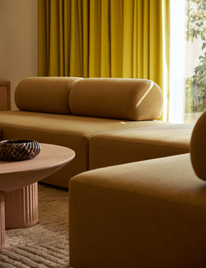 Sloman Modular 3-Piece Sectional Sofa : Talc Performance Linen