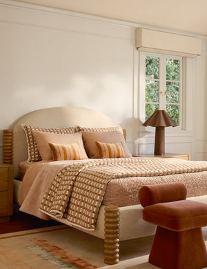 Bloomfield Velvet Quilt : Blush / Full/Queen