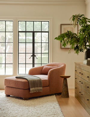 Ingmar Chaise by DISC Interiors : Blush Luxe Boucle