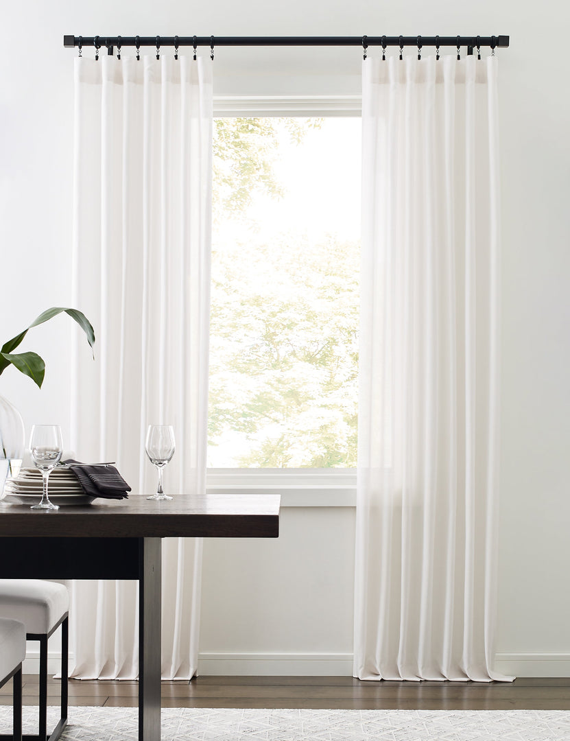 Lina Sheer Curtain Panel by Sunbrella