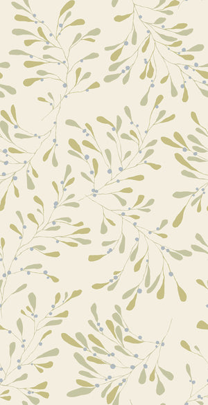 Branch Wallpaper by Susan Hable, green Swatch