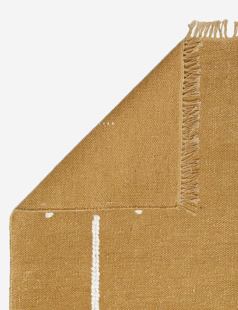 Moroccan Flatweave Rug, Black and Natural by Sarah Sherman Samuel 2'6" x 8'