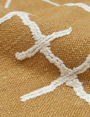 Moroccan Flatweave Rug, Black and Natural by Sarah Sherman Samuel 2'6