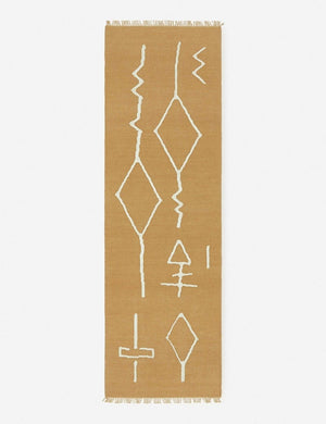 Moroccan Flatweave Rug, Black and Natural by Sarah Sherman Samuel 2'6