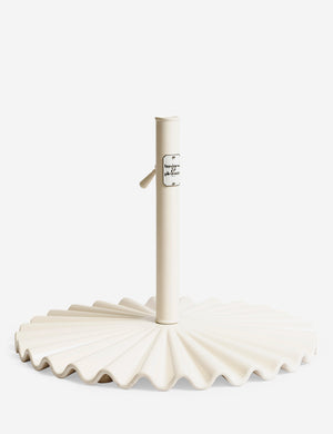 Clamshell Umbrella Base, White by Business & Pleasure Co.