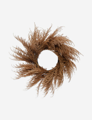 Faux Pampas + Grass Wreath, blush