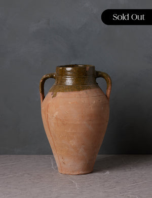 Vintage Turkish Drip Vase, Large by Olive Ateliers