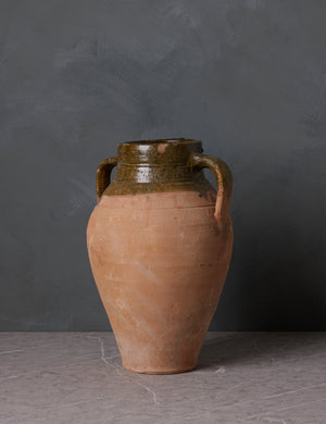 Vintage Turkish Drip Vase, Large by Olive Ateliers