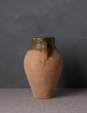 Vintage Turkish Drip Vase, Large by Olive Ateliers