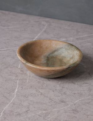 One-Of-A-Kind Marble Bowl, Small by Olive Ateliers