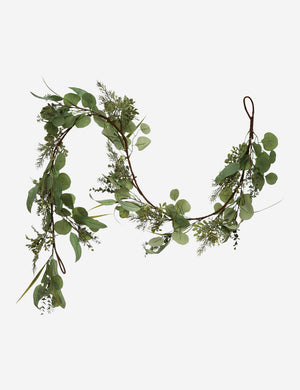 Faux Eucalyptus and Evergreens Garland