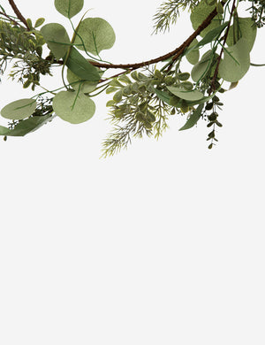 Faux Eucalyptus and Evergreens Garland