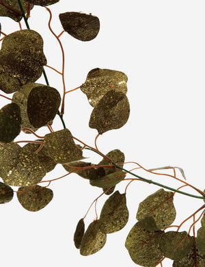 Faux Eucalyptus and Glitter Garland