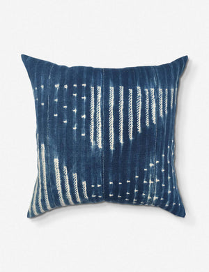 Yadira One-of-a-kind Indigo Mudcloth Pillow