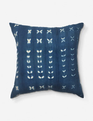 Neha One-of-a-kind Indigo Mudcloth Pillow