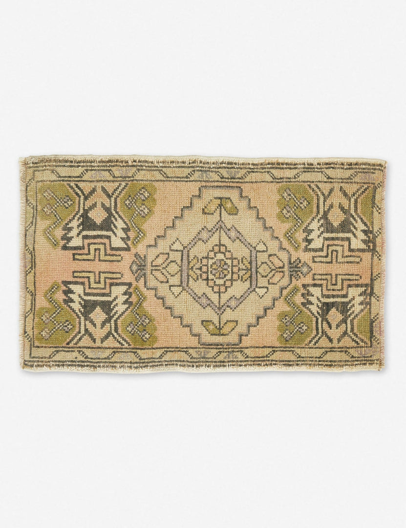 Dilruba Vintage Mini Rug, 1'8" x 2'11"