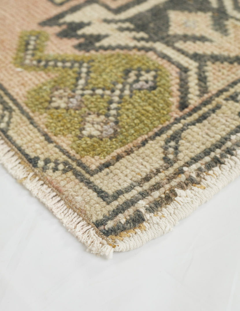 Dilruba Vintage Mini Rug, 1'8" x 2'11"