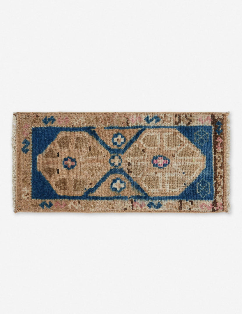 Afet Mini Vintage Rug, 1'3" x 2'7"