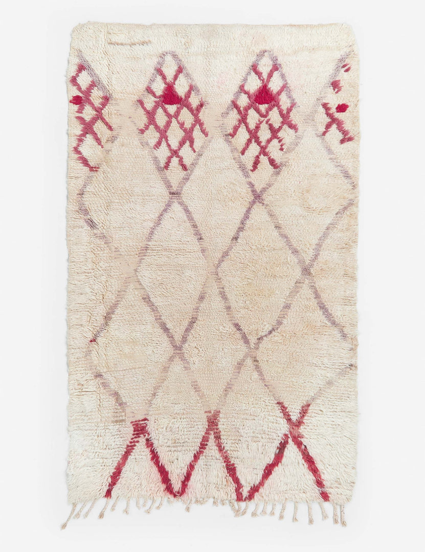 Habiba Vintage Moroccan Rug, 4' x 6'8"