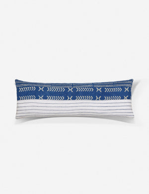 Adelphia Lumbar Pillow, Indigo