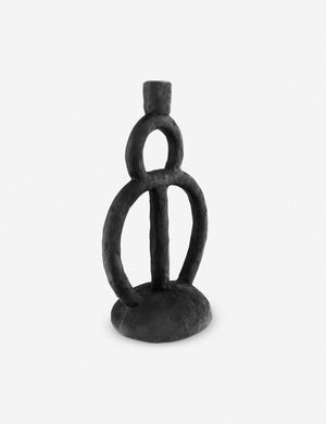 Gisella Candle Holder, Matte Black