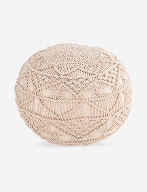 Alianna Macrame Pouf