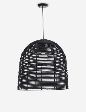 Beehive Pendant Light, Black