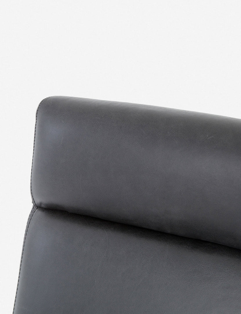 Camden Leather Office Chair, Ebony