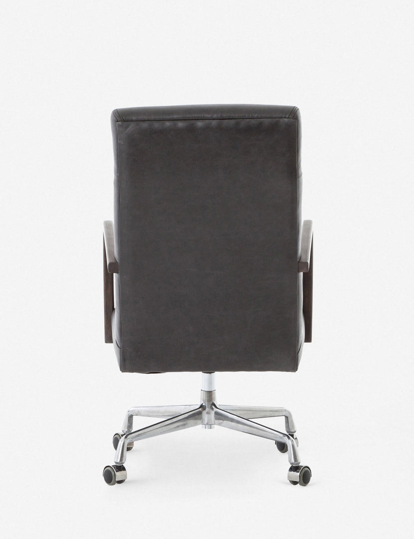 Camden Leather Office Chair, Ebony