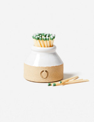 Milk Bottle Match Striker by Farmhouse Pottery