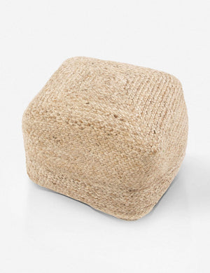 Patan jute sqaure pouf