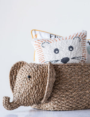 Woven Elephant Basket